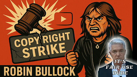 Robin Bullock COPYRIGHT STRIKE Dropped — Ohio for Freedom VICTORY Explained