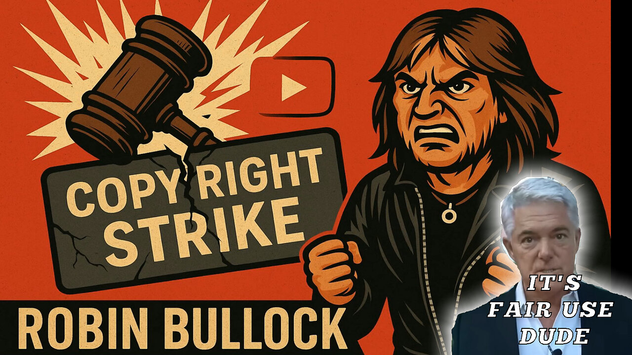 Robin Bullock COPYRIGHT STRIKE Dropped — Ohio for Freedom VICTORY Explained