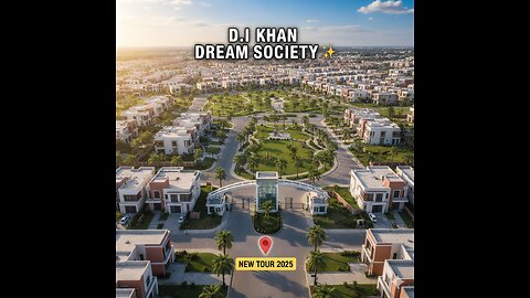 🏡 D.I. Khan Dream Society Tour 2025 | Modern Housing Project Pakistan | Real Estate Vlog.