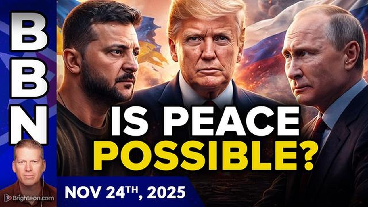 BBN, Nov 24, 2025 - Is PEACE possible for Ukraine? While EU nations face widespread DEBT DEFAULTS