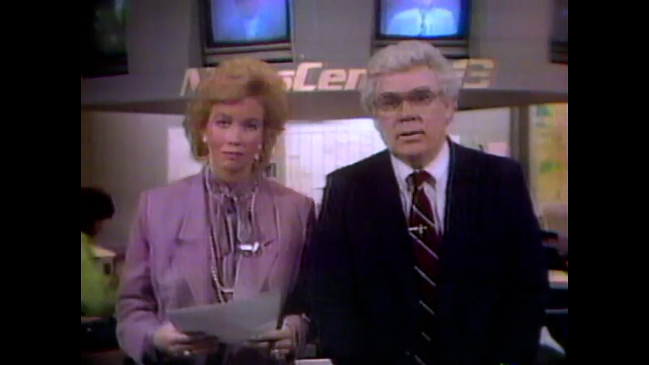 March 31, 1986 - 'NewsCenter 13 Night Break' with Carrie Jackson & Bob Gregory