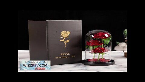 LED Galaxy Three Rose Artificial Flowers Wedding Decoration Creative Valentine'S Day Review