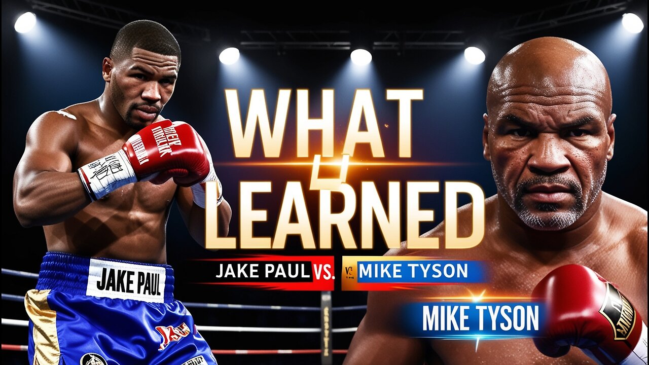 What I Learned from Jake Paul's Fight Against Mike Tyson