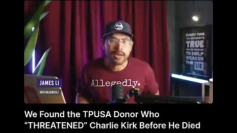 We Found the TPUSA Donor Who “THREATENED” Charlie Kirk Before He Died