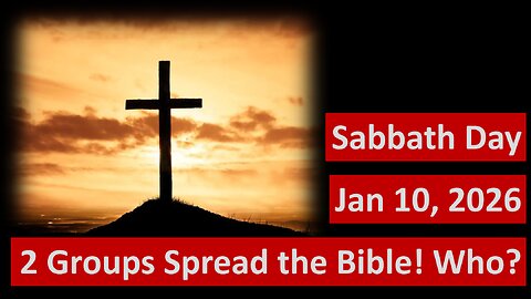 Which group do you listen to? The Pharisees or the Disciples? Sabbath Day 1/10/2026 -- NOS