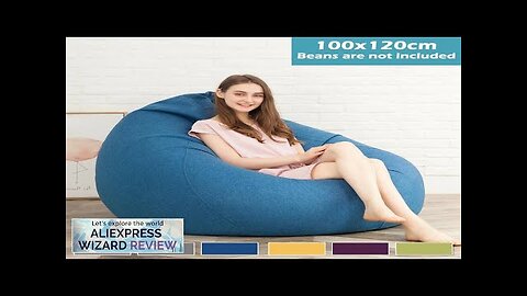 Lazy Sofas Cover Chairs Without Filler Adults Bean Bag Chair Couch Living Review