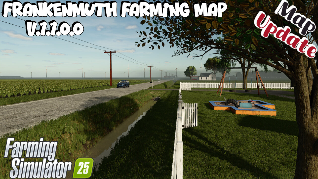 Map Update | Frankenmuth Farming Map | V.1.1.0.0 | Farming Simulator 25