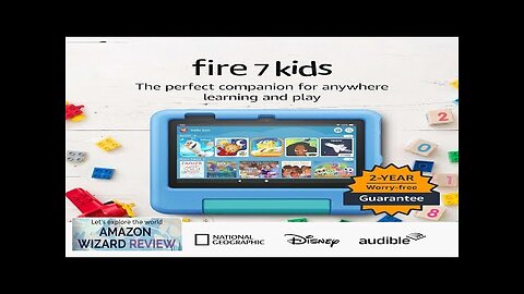 Amazon Fire 7 Kids tablet ages 3-7 | Encourage curiosity Review