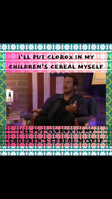 Bill Maher - Put Clorox in Cereal Myself