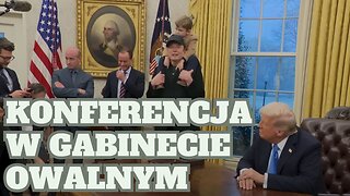 Konferencja prasowa w Gabinecie Owalnym - USAID/DOGE - sędziowie chcą zablokować Trumpa