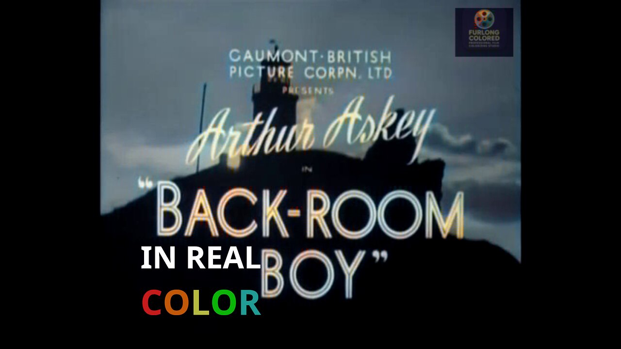 🎬 Back-Room Boy (1942) — IN REAL COLOR