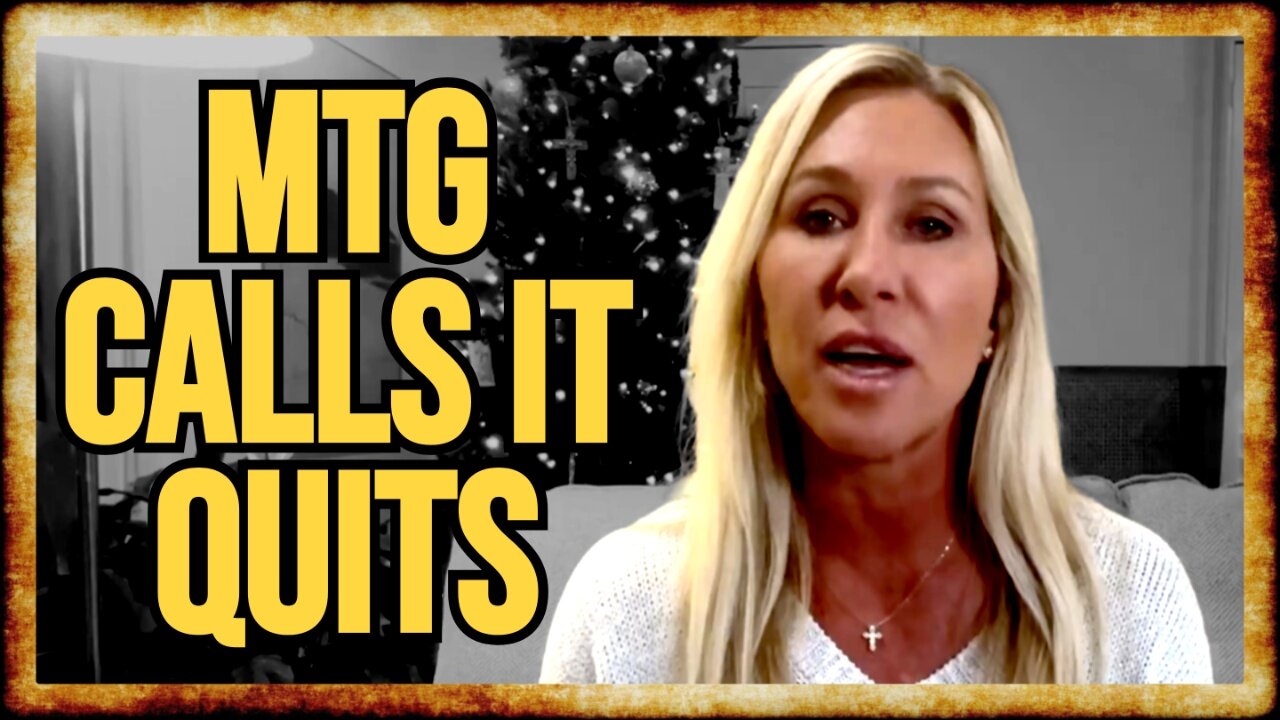 Marjorie Taylor Greene Makes SURPRISE RESIGNATION ANNOUNCEMENT