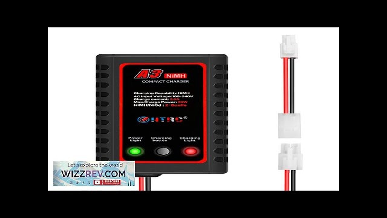 HTRC A3 20W 2A AC Battery Charger with Tamiya Plug for 2-8S Review