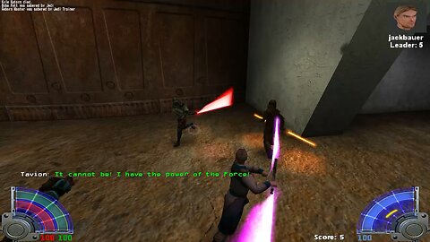 Star Wars Jedi academy gameplay