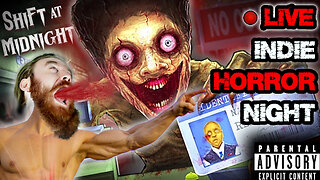 This man is SCARED of his job. WATCH HIM CRY ABOUT IT LIKE A BABY! | LIVE INDIE HORROR NIGHT