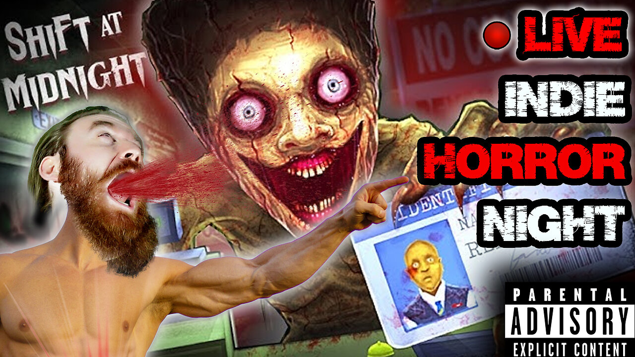 This man is SCARED of his job. WATCH HIM CRY ABOUT IT LIKE A BABY! | LIVE INDIE HORROR NIGHT