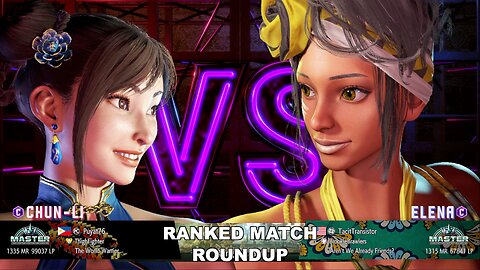 Kuya Kalbo SF6 Ranked Roundup. Chun Li Master Rank [Hori Fight Stick]