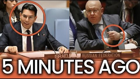 Russia Shocks the World, SHUT DOWN Israel's Spokesman At UNSC!