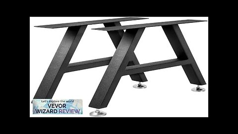 VEVOR Metal Table Legs 16 x 17.7 inch A-Shaped Desk Legs Set Review