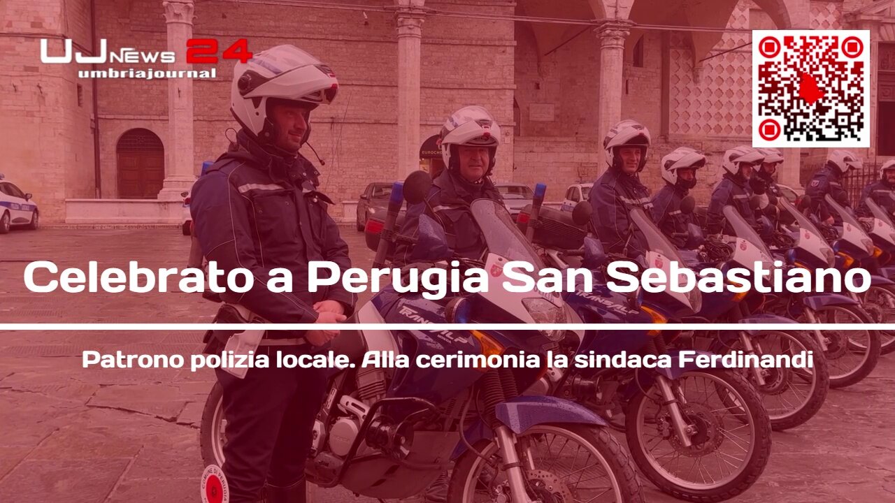 Celebrato a Perugia San Sebastiano Patrono polizia locale