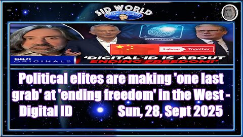 Political elites are making one last grab at ending freedom in the West - Digital ID