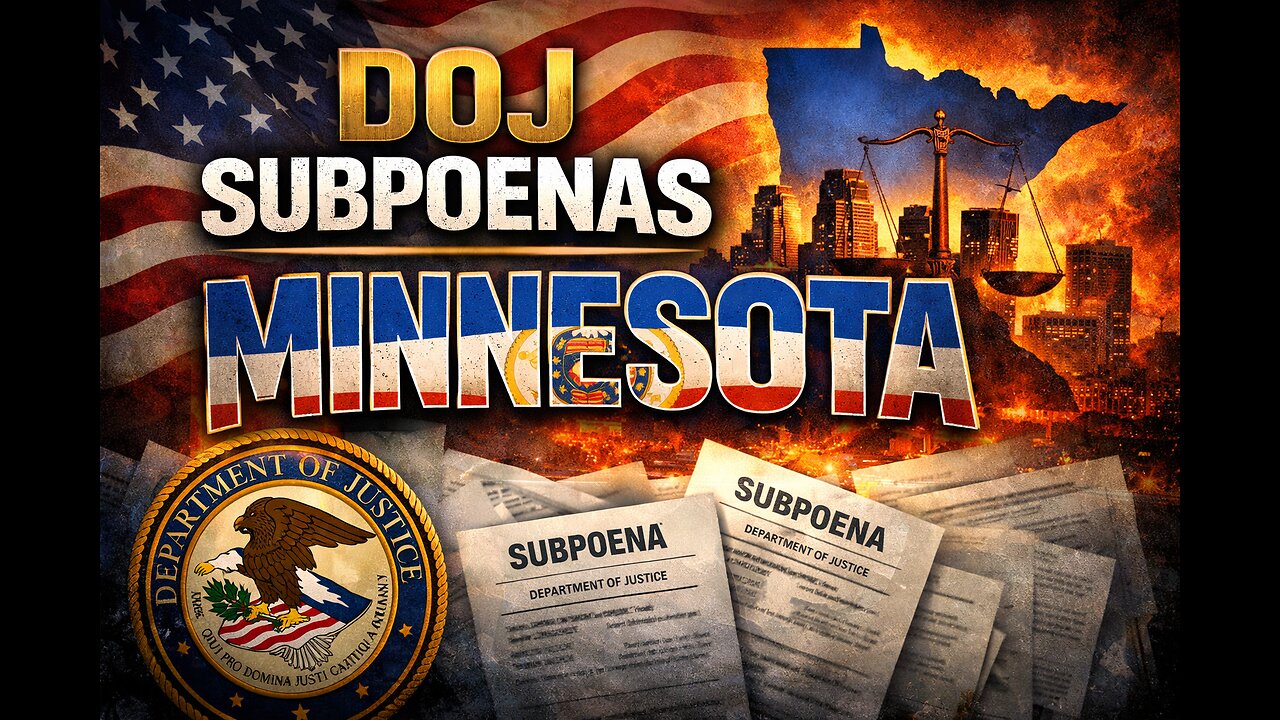 DOJ Subpoenas Minnesota And More... Real News with Lucretia Hughes.