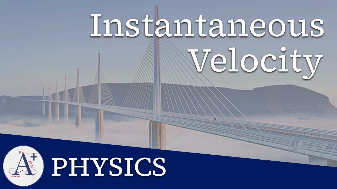 P01-070 - Instantaneous Velocity