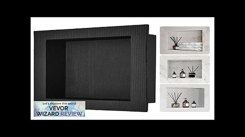 VEVOR Shower Niche Ready for Tile 16" x 16" Single Shelf Organizer Review