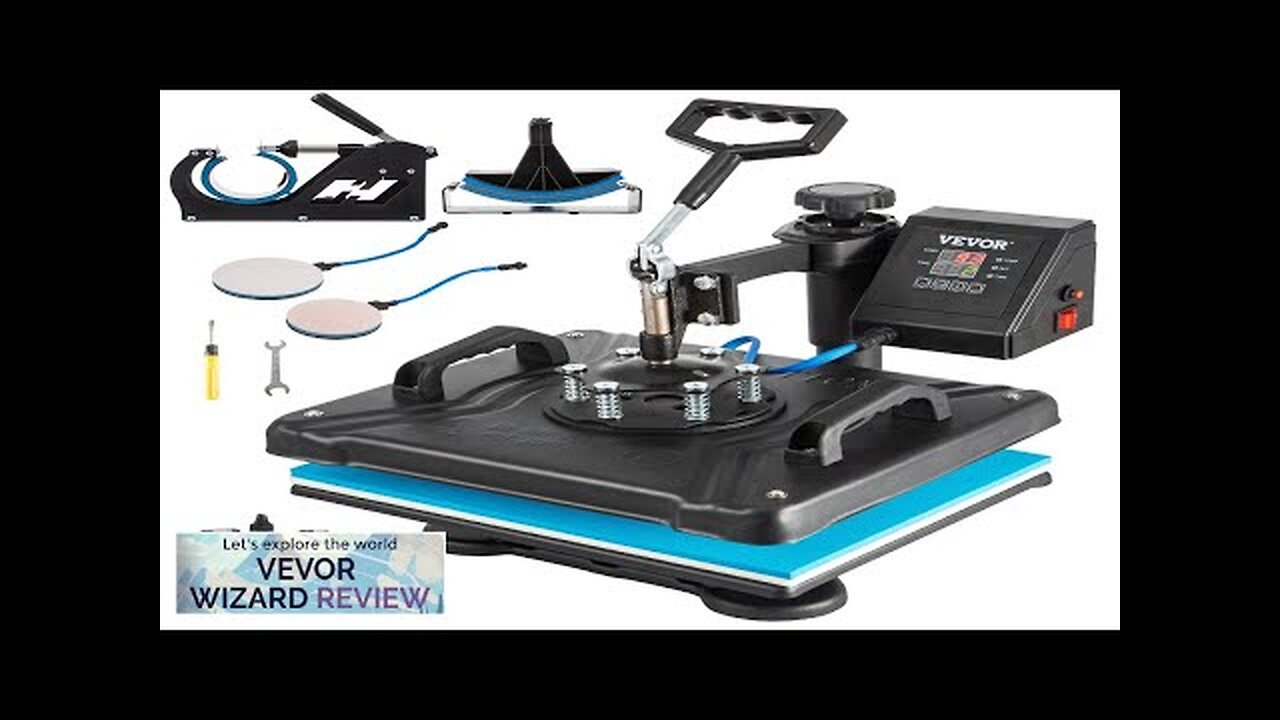 VEVOR Heat Press Machine 12X15 Inch 6 in 1 Combo Digital Multifunctional Review