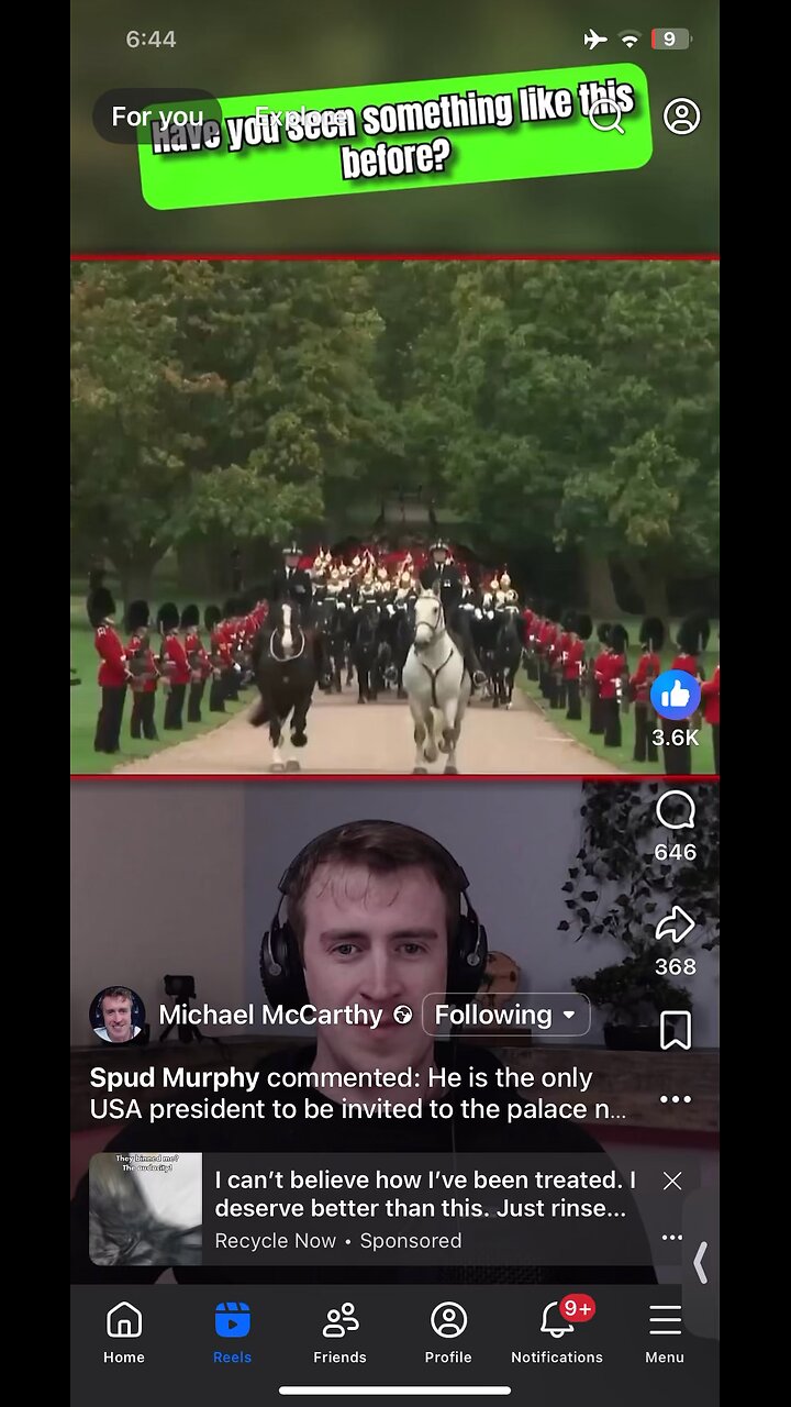 Trump in UK : Royal Welcome