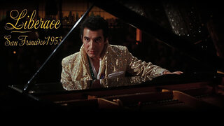 Liberace on the San Francisco Set (1953) ~ TV Time Capsule