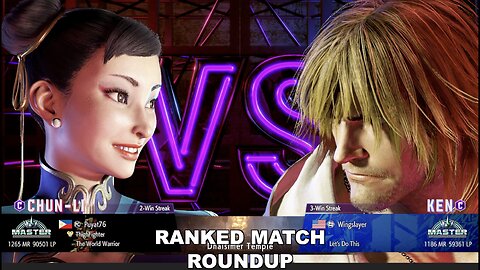 Kuya Kalbo SF6 Ranked Match Roundup. Chun Li Master Rank [Hori Fight Stick]