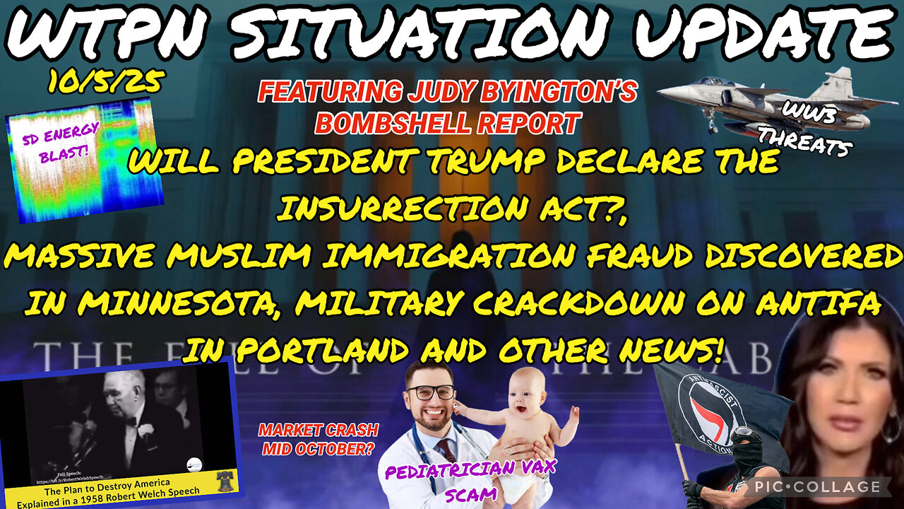 WTPN SITUATION UPDATE FEATURING RESTORED REPUBLIC 10/5/25