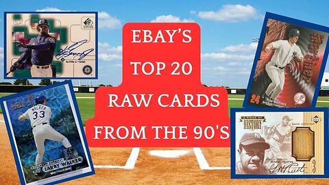 20 Top Baseball Cards Sold On Ebay Auction