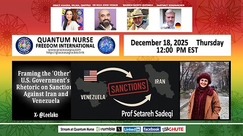 Prof SETAREH SADEQI - US Sanctions Rhetoric on Iran and Venezuela