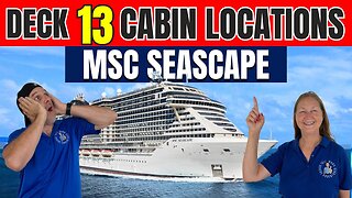 MSC Seascape Cabin Deck 13 | Tall Man's Cruise Adventures