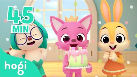 Happy Brithday to Pinkfong! | Birthday Song + More | Pinkfong Special | Hogi Pinkfong
