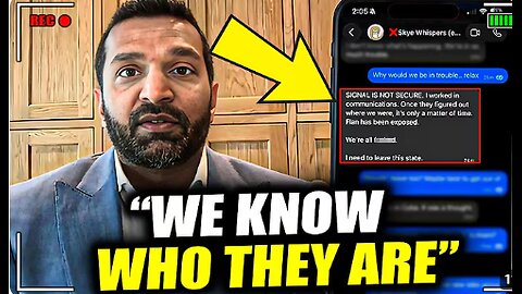 Kash Patel Just Revealed Something SERIOUSLY HUGE About The Leaked Signal Chat
