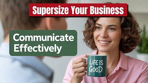 Supersize Your Business Annual Challenge Day 25, Z=Communication!