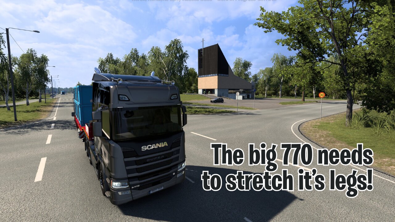 The big 770 needs to stretch it's legs!