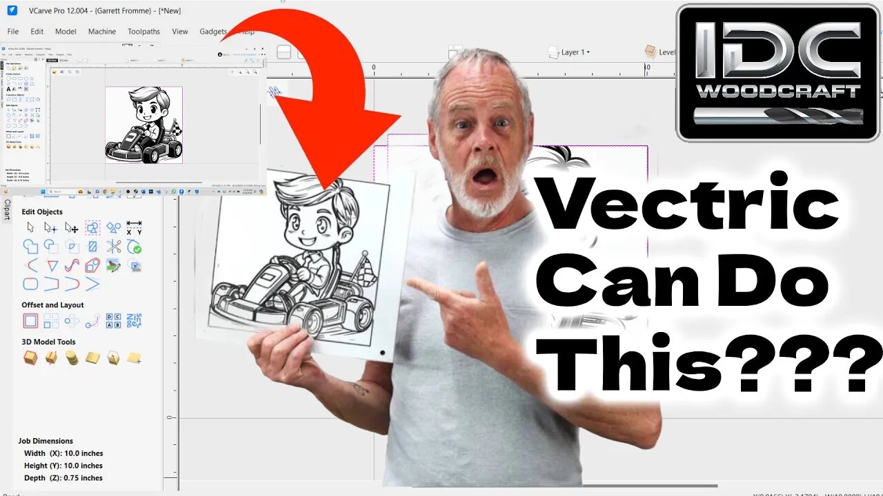 This New Vectric Sketch Carving Tool Is AMAZING!