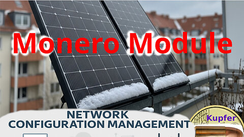 Photovoltaik (Solarstrom) an sonnigen Wintertagen... #MONERO Konfiguration
