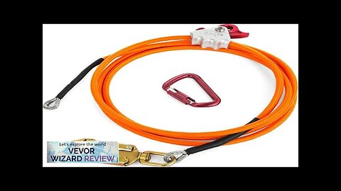 Vevor 5/8" X 12' Steel Core Lanyard Kit Flipline 75243 Swivel Snap Review