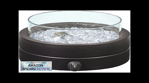 Amazon Basics 14-Inch 9000 BTU Round Tabletop Propane Gas Fire Pit Brown Review