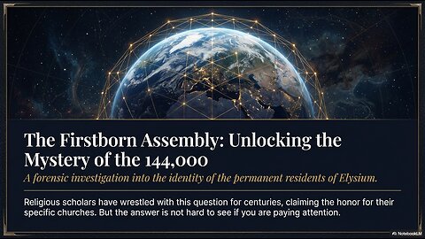The Firstborn Assembly: The Truth of the 144,000.