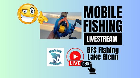 Pond Ultralight Baitcasting Lake Glenn - Edited #mobile #fishing #livestream