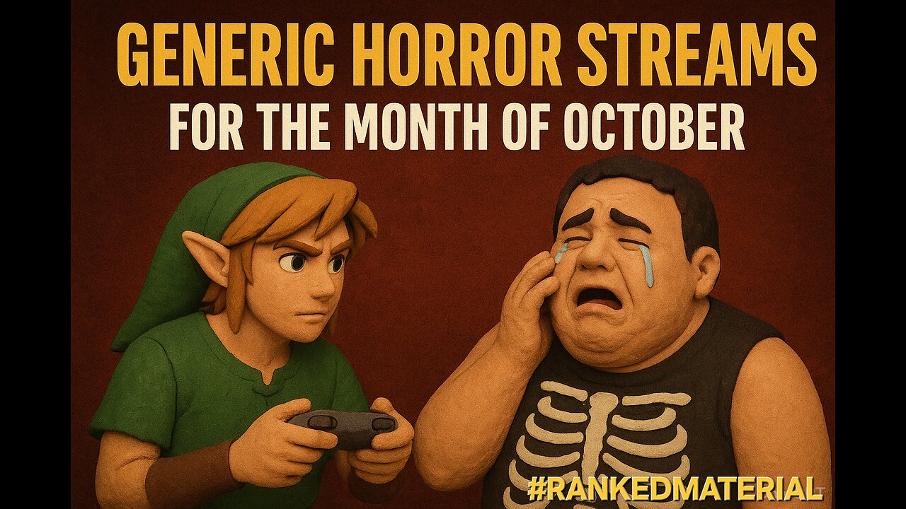 GENERIC HORROR STREAMS FOR THE MONTH OF OCTOBER