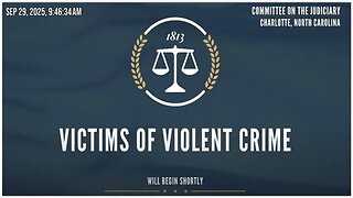 House Judiciary Subcmte Hearing: “Victims of Violent Crime” & Post-Presser 09.29.25