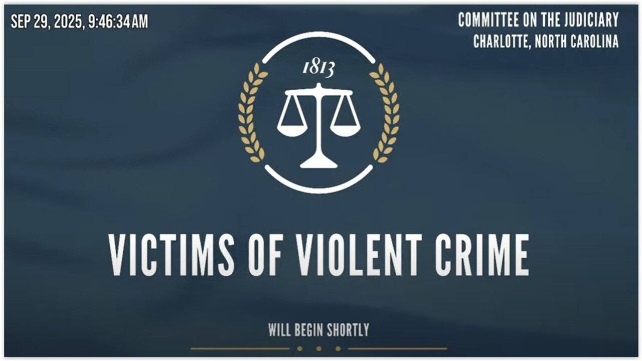 House Judiciary Subcmte Hearing: “Victims of Violent Crime” & Post-Presser 09.29.25