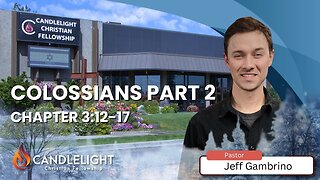 Sunday Morning Service - Colossians Part 2